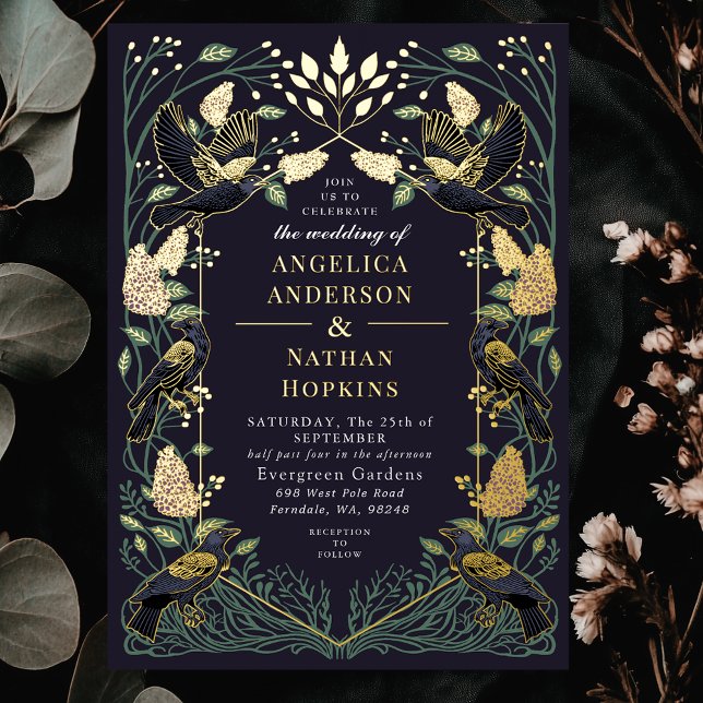 Enchanted Raven Lilac Gothic Wedding (Creator Uploaded)