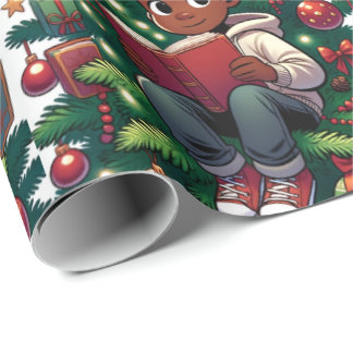 Enchanted Reading -Christmas Wrapping Paper