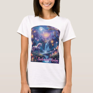 Enchanted Realm: A Mystical Forest of Magic and Wo T-Shirt