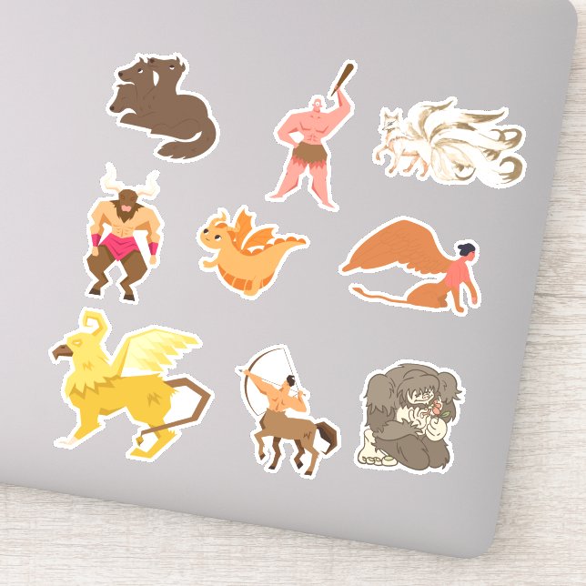 Enchanted Realms: Mythical Creatures Sticker Colle (Detail)