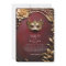 Enchanted red and gold Masquerade Wedding