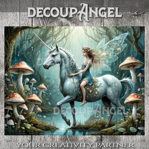 Enchanted Ride - Decoupage - Tissue Paper