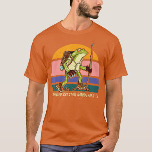 Enchanted Rock State Natural Area Park Hiking Frog T-Shirt