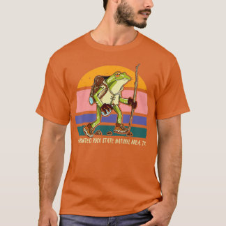 Enchanted Rock State Natural Area Park Hiking Frog T-Shirt