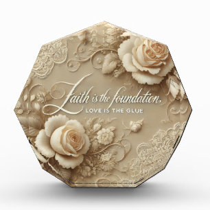 Enchanted Rose AI art Photo Block