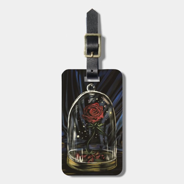 Enchanted Rose  Luggage Tag (Front Vertical)