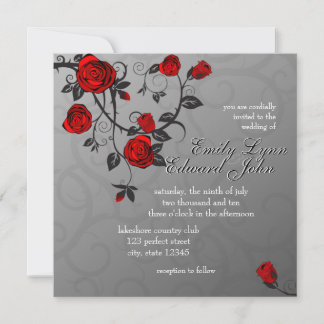 Enchanted Roses Wedding Invitation