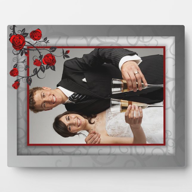 Enchanted Roses Wedding Plaque (Front)
