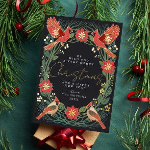 Enchanted Rustic Christmas Cardinals 