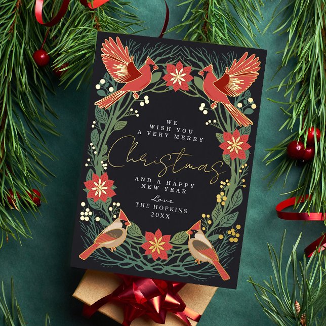 Enchanted Rustic Christmas Cardinals  (Creator Uploaded)