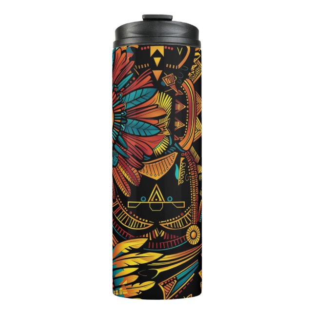 Enchanted Sapphire "Aztec Dream" Insulated Tumbler (Front)