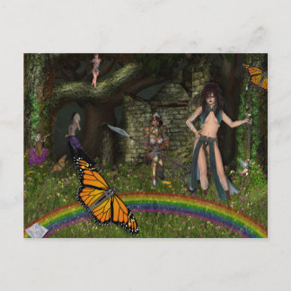Enchanted Scene Fantasy Postcard
