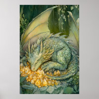 Enchanted Sleeping Dragon Crystals