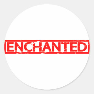 Enchanted Stamp Classic Round Sticker