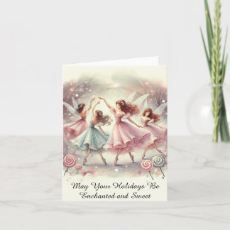 Enchanted Sugar Plum Fairies Holiday Card