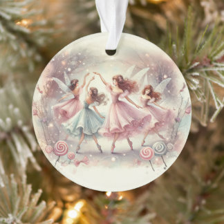 Enchanted Sugar Plum Fairies Ornament