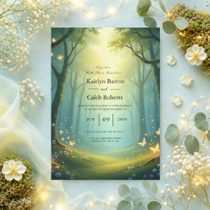 Enchanted Sunlit Summer Grove Invitation