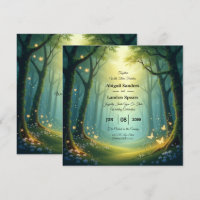 Enchanted Sunlit Summer Grove Wedding