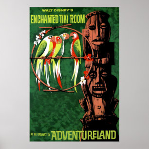 Enchanted Tiki Room 1963 Disneyland Attraction Poster