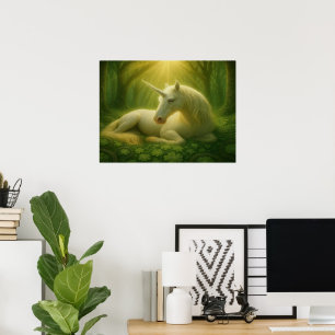 Enchanted Unicorn Poster