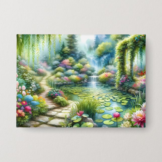 Enchanted Waterfall Garden Lily Pond (Front)