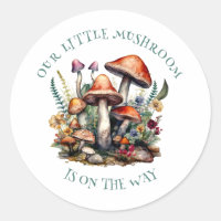Enchanted Whimsical Mushrooms Woodland Baby Shower