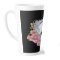 Enchanted White Unicorn  Flowers Pink Black