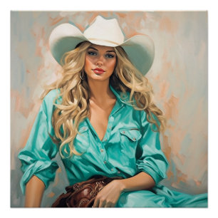 Enchanted Wildflower: Cowgirl Wall Art