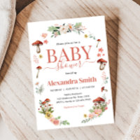 Enchanted Wildflower Mushroom Baby Shower