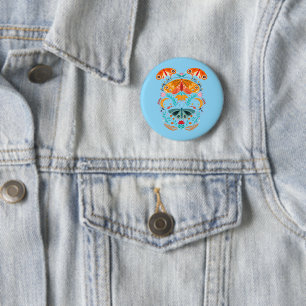 Enchanted Wings Magical Moth Butterfly 6 Cm Round Badge