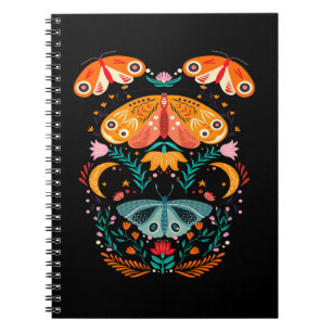 Enchanted Wings Magical Moth Butterfly Notebook