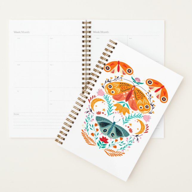Enchanted Wings Magical Moth Butterfly Planner (Display)