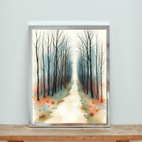 Enchanted Winter Forest Path