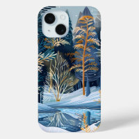 Enchanted Winter Forest Phone Case