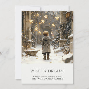 Enchanted Winter Holiday Card