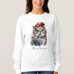 Enchanted Winter Owl, custom Sweatshirt