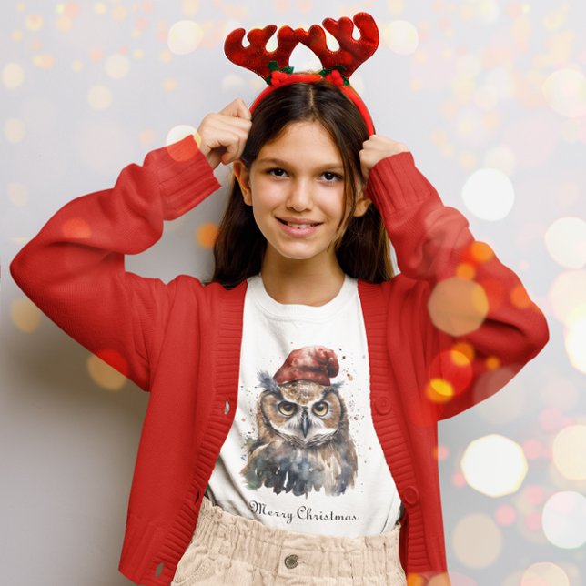 Enchanted Winter Owl, custom T-Shirt (Creator Uploaded)