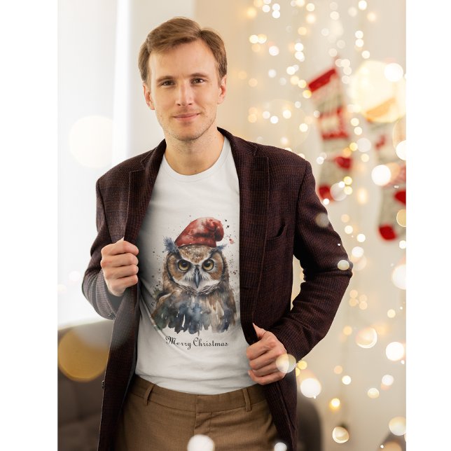 Enchanted Winter Owl, custom T-Shirt (Creator Uploaded)