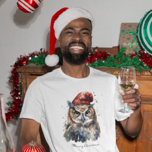 Enchanted Winter Owl, custom T-Shirt