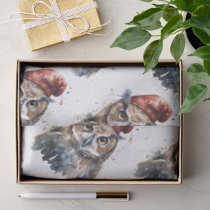 Enchanted Winter Owl, custom Tissue Paper