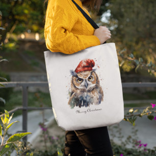 Enchanted Winter Owl, custom Tote Bag