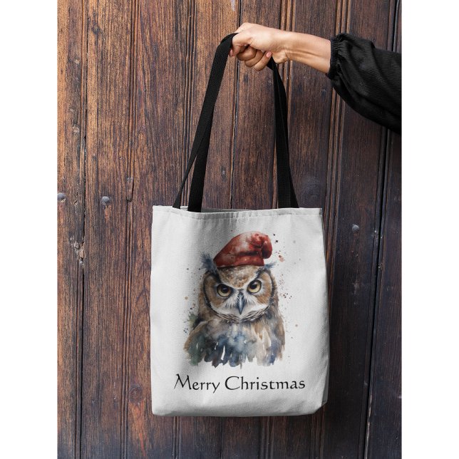 Enchanted Winter Owl, custom Tote Bag (Creator Uploaded)