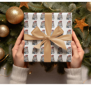 Enchanted Winter Owl Wrapping Paper