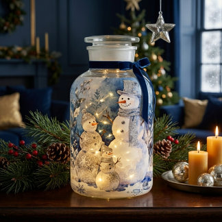 Enchanted Winter Three Festive Snowmen TMH26 Tissue Paper