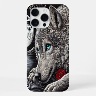 Enchanted Wolf and Reflection iPhone 16 Pro Max Case