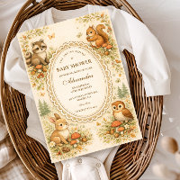Enchanted Woodland Animals Baby Shower