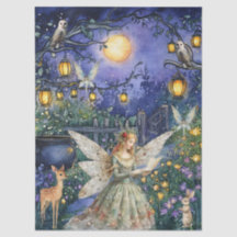 Enchanted Woodland Animals & Fairy Decoupage Paper