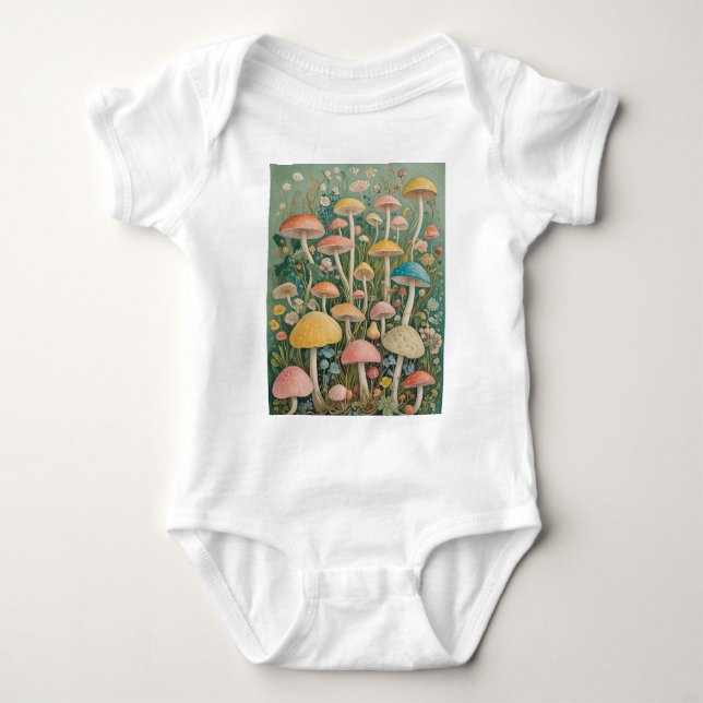 Enchanted Woodland Baby Bodysuit (Front)