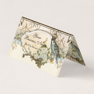 Enchanted Woodland Birds Advertising Business Card