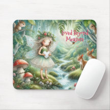 Enchanted Woodland Fairy Mouse Pad